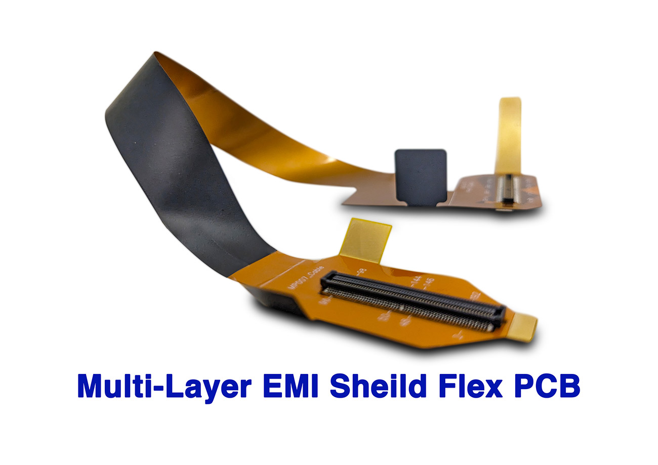 multilayer emi shield flex pcb