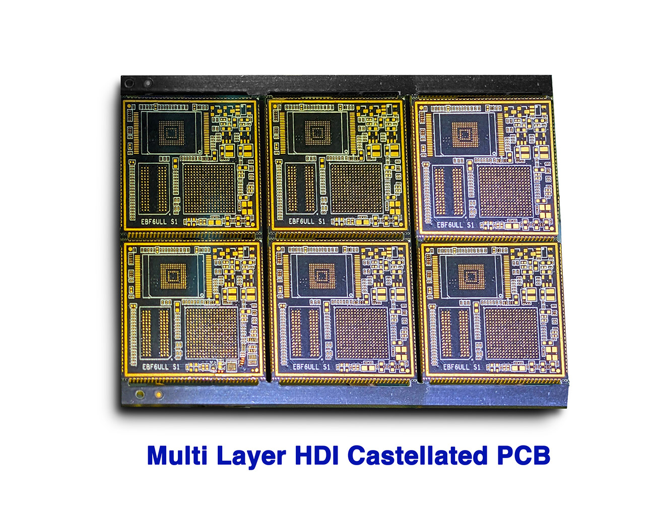 multi layer hdi castellated pcb