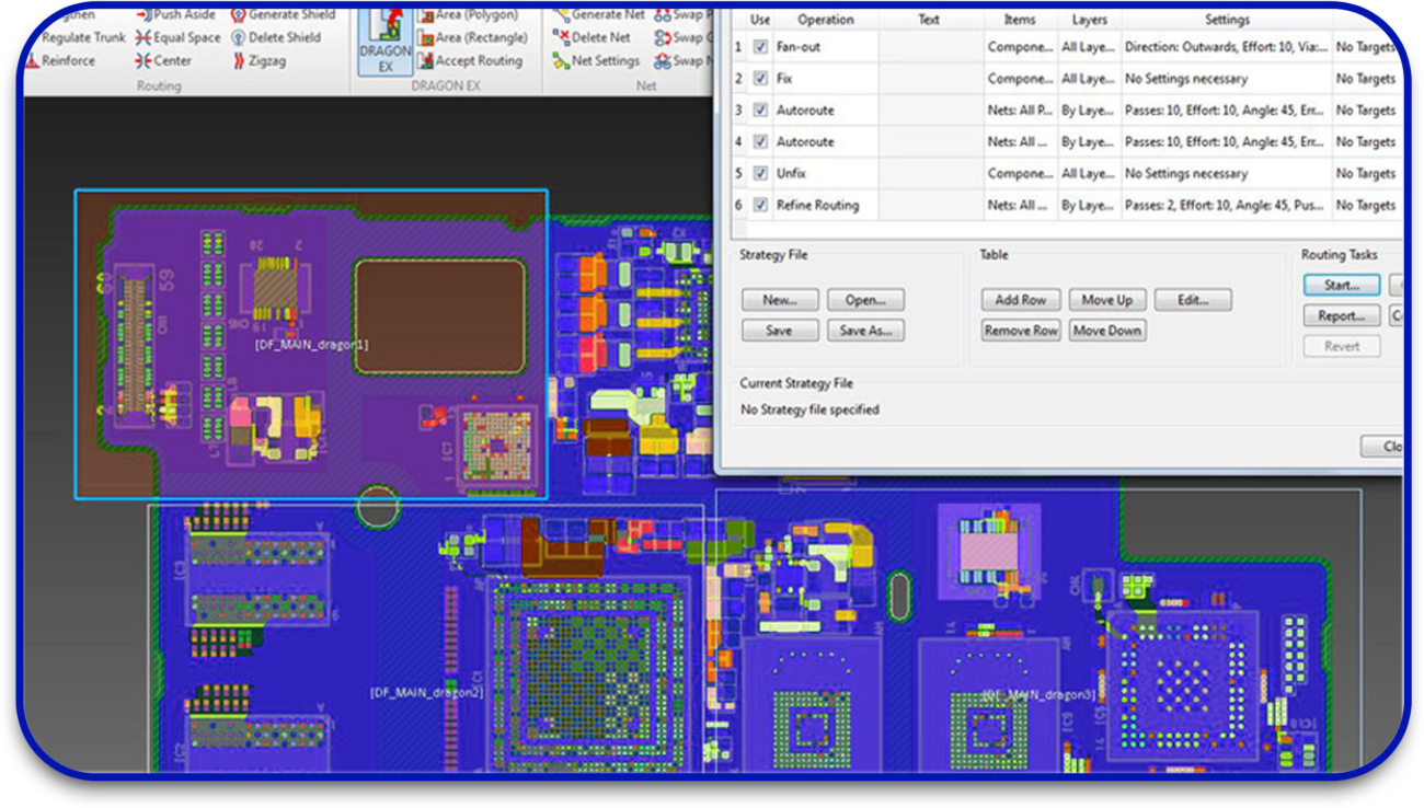 Auto-Routing and Interactive Routing