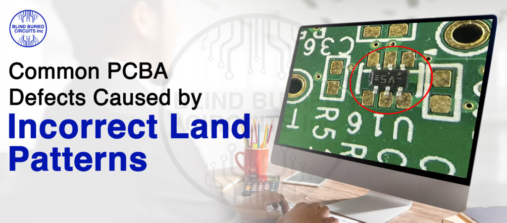 PCBA Defects Caused by Incorrect Land Patterns
