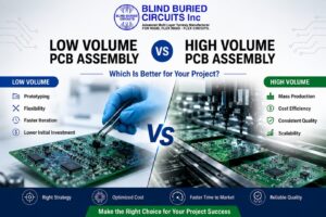 Low vs High Volume PCB Assembly - Detail Comparison