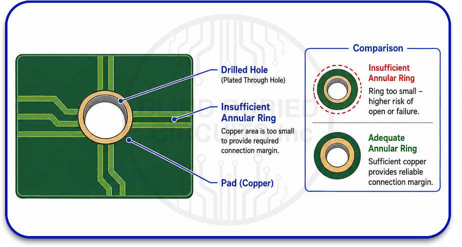 Insufficient Annular Ring