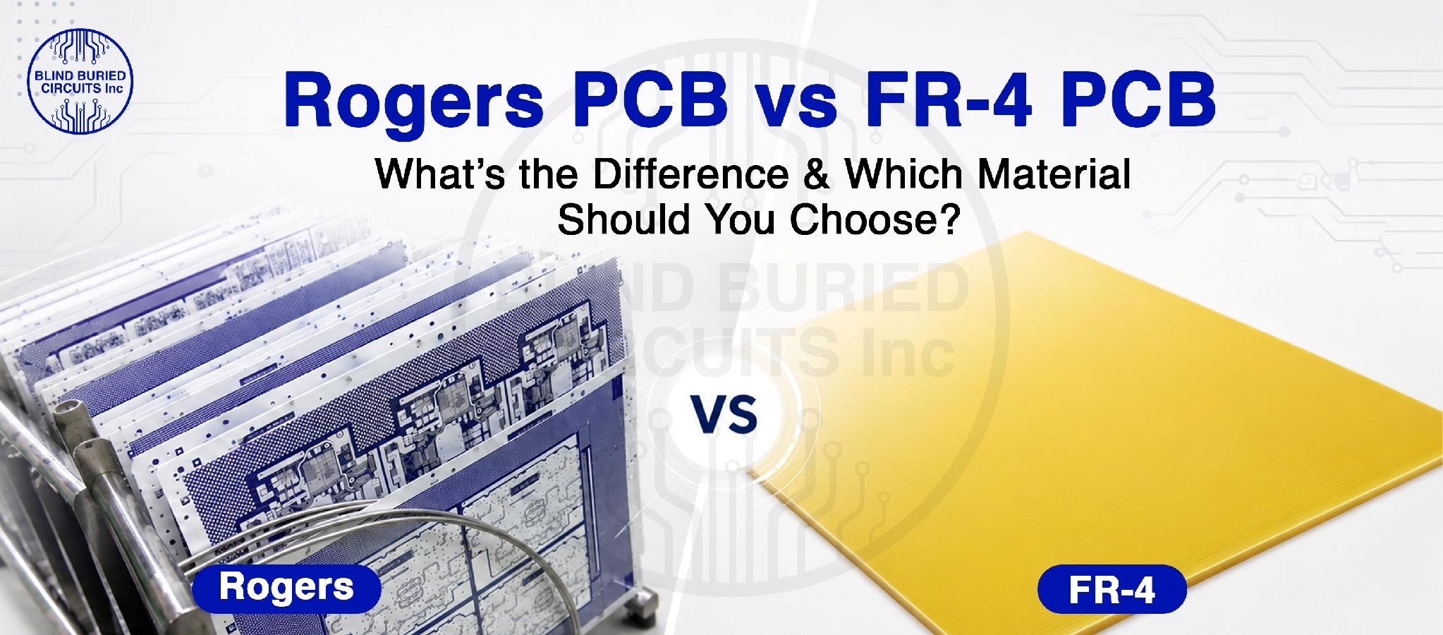 Rogers PCB vs. FR-4 PCB